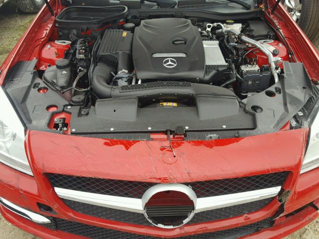 WDDPK3JA4GF115103 - 2016 MERCEDES-BENZ SLK 300 RED photo 7