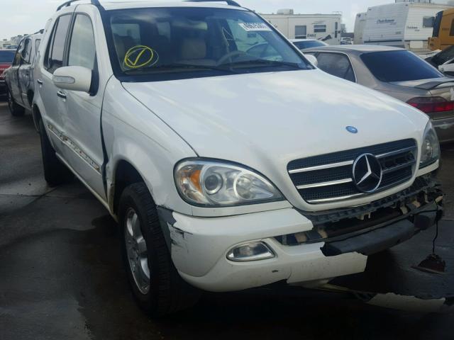 4JGAB75E63A432694 - 2003 MERCEDES-BENZ ML 500 WHITE photo 1