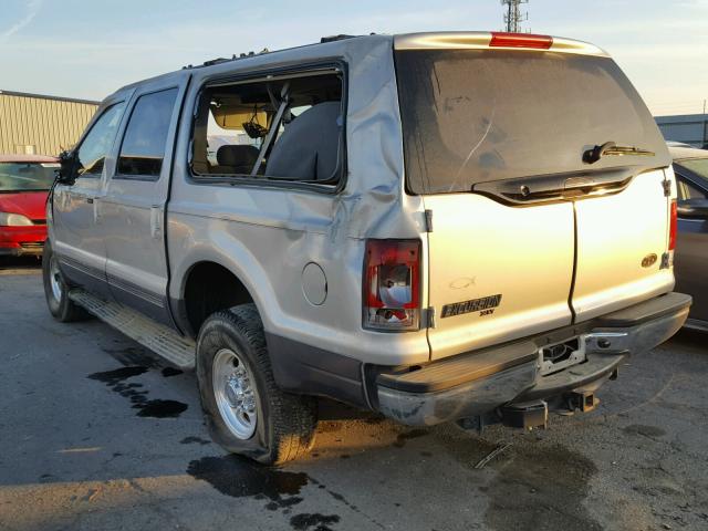 1FMNU41S92EA41892 - 2002 FORD EXCURSION SILVER photo 3