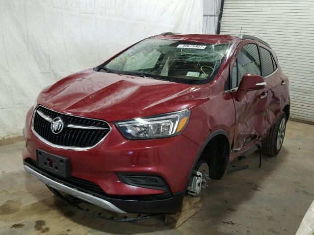 KL4CJASB2HB251711 - 2017 BUICK ENCORE PRE RED photo 2