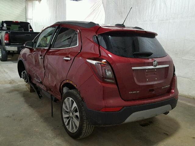 KL4CJASB2HB251711 - 2017 BUICK ENCORE PRE RED photo 3