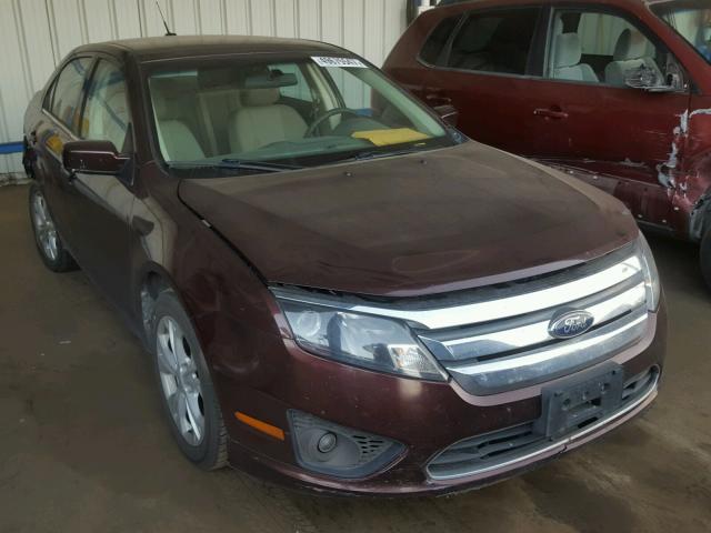 3FAHP0HA5CR214178 - 2012 FORD FUSION SE BURGUNDY photo 1