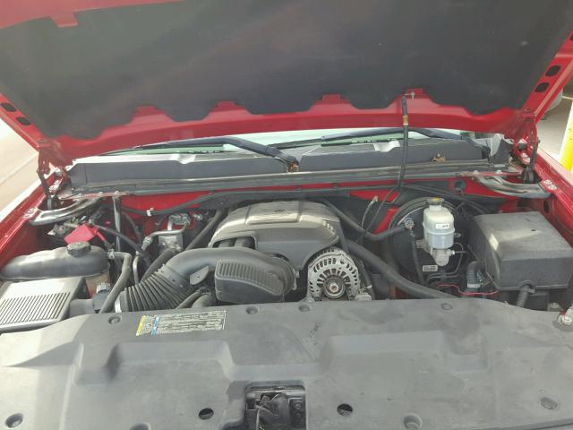 1GCPKPE06AZ259938 - 2010 CHEVROLET SILVERADO RED photo 7