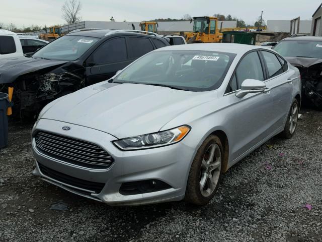 3FA6P0HDXGR405358 - 2016 FORD FUSION SE SILVER photo 2