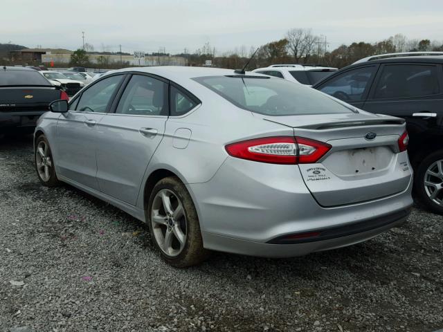 3FA6P0HDXGR405358 - 2016 FORD FUSION SE SILVER photo 3