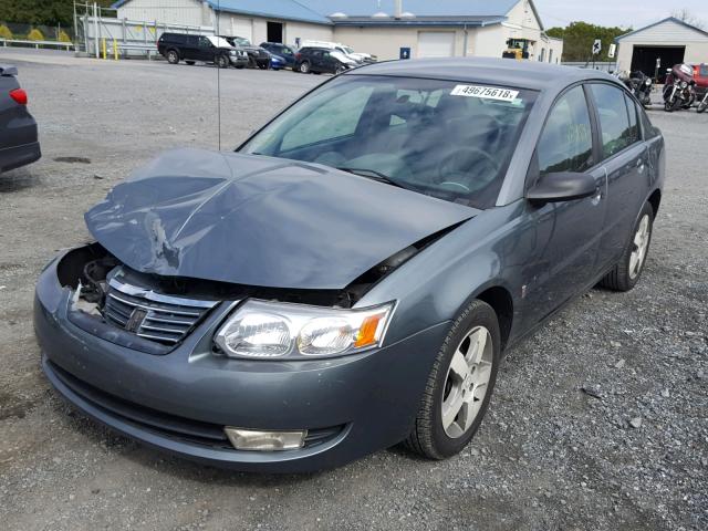 1G8AL55F97Z111295 - 2007 SATURN ION LEVEL CHARCOAL photo 2