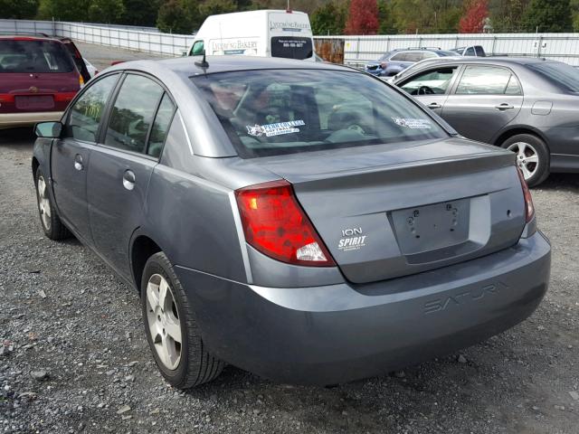 1G8AL55F97Z111295 - 2007 SATURN ION LEVEL CHARCOAL photo 3