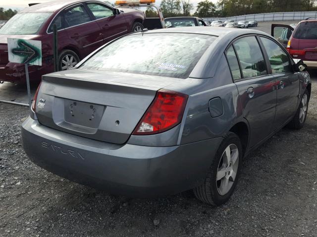 1G8AL55F97Z111295 - 2007 SATURN ION LEVEL CHARCOAL photo 4