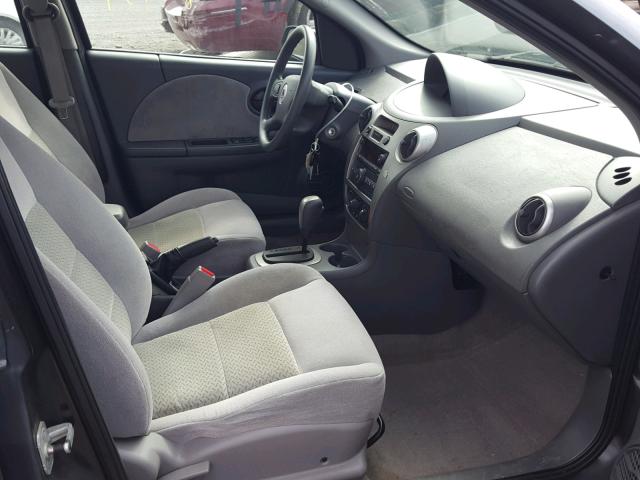 1G8AL55F97Z111295 - 2007 SATURN ION LEVEL CHARCOAL photo 5