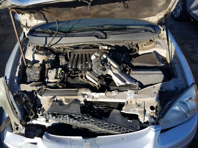 1FAFP55251A257184 - 2001 FORD TAURUS SES SILVER photo 7