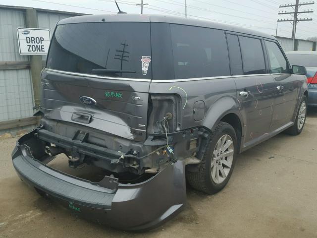 2FMHK6CC0ABA71748 - 2010 FORD FLEX SEL GREEN photo 4