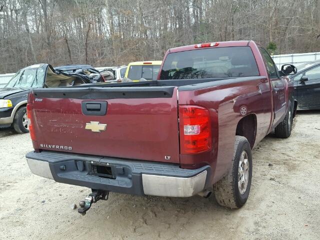 1GCEC14C08Z324175 - 2008 CHEVROLET SILVERADO RED photo 4