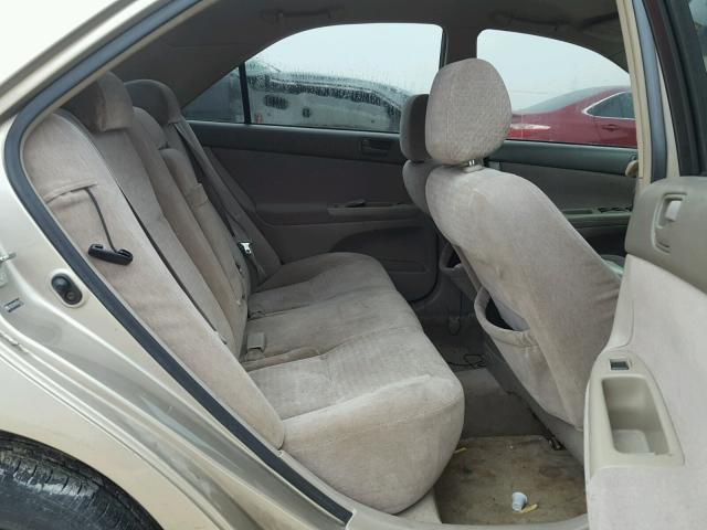 JTDBE32KX40276170 - 2004 TOYOTA CAMRY LE ბეჟი ფოტო 6