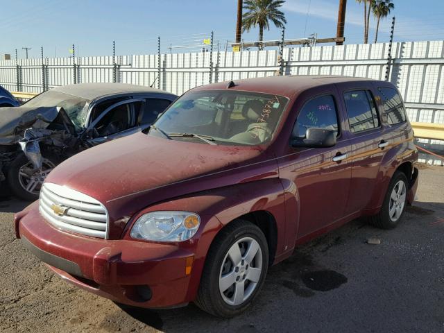 3GNDA13D47S633856 - 2007 CHEVROLET HHR LS RED photo 2