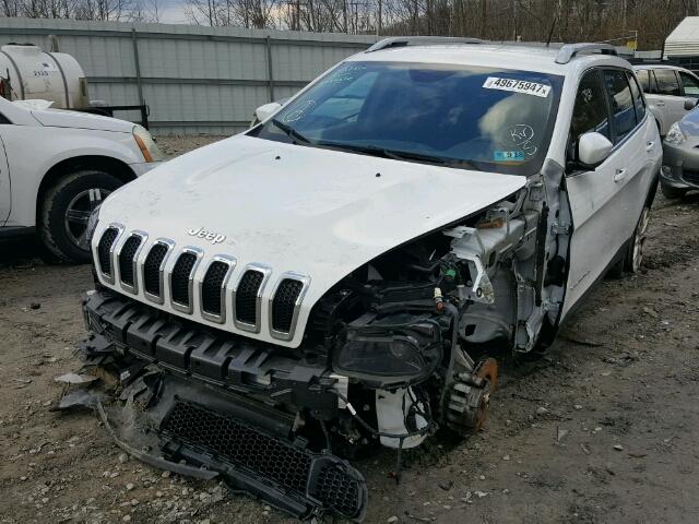 1C4PJMCB6FW504641 - 2015 JEEP CHEROKEE L WHITE photo 2