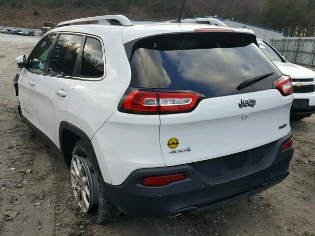 1C4PJMCB6FW504641 - 2015 JEEP CHEROKEE L WHITE photo 3