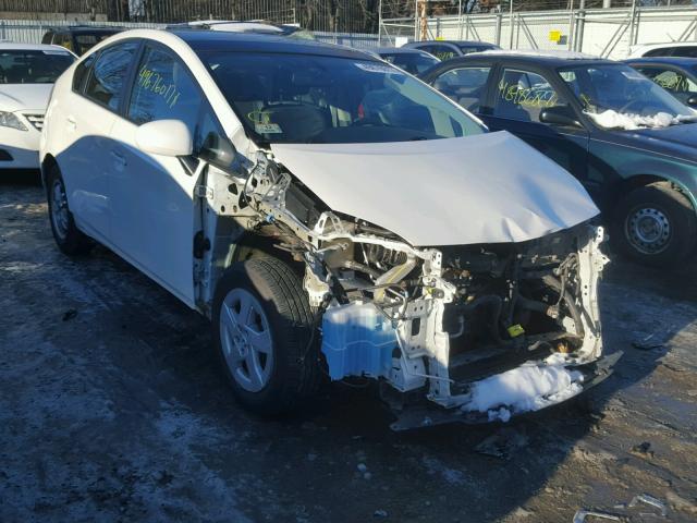 JTDKN3DU9A0156063 - 2010 TOYOTA PRIUS WHITE photo 1