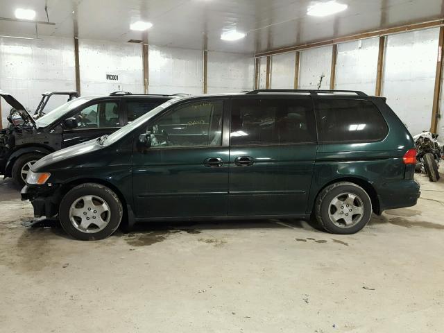 2HKRL18631H500641 - 2001 HONDA ODYSSEY EX GREEN photo 9