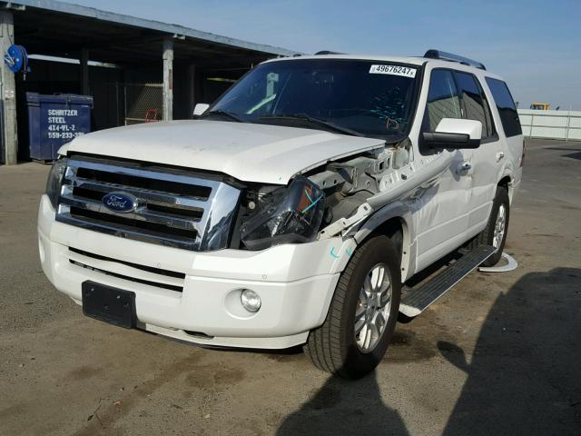 1FMJU1K52DEF43913 - 2013 FORD EXPEDITION WHITE photo 2