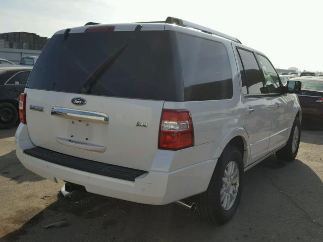 1FMJU1K52DEF43913 - 2013 FORD EXPEDITION WHITE photo 4