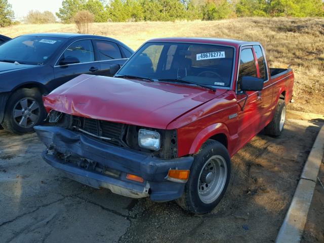 JM2UF3139K0780721 - 1989 MAZDA B2200 CAB RED photo 2