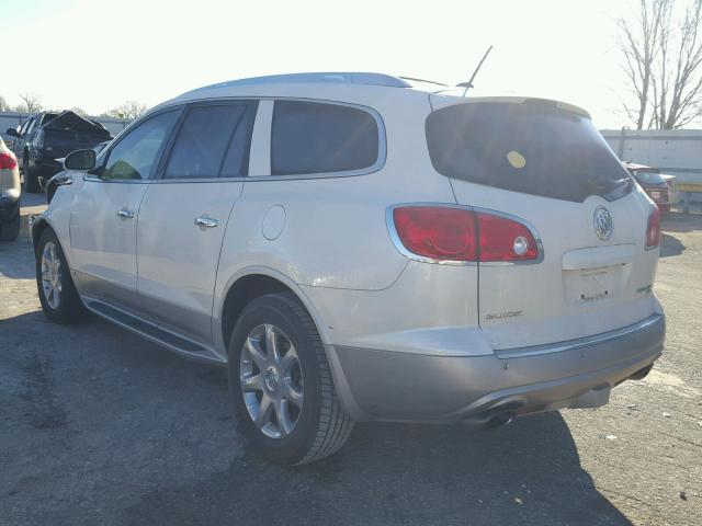 5GAER23D89J130963 - 2009 BUICK ENCLAVE CX WHITE photo 3