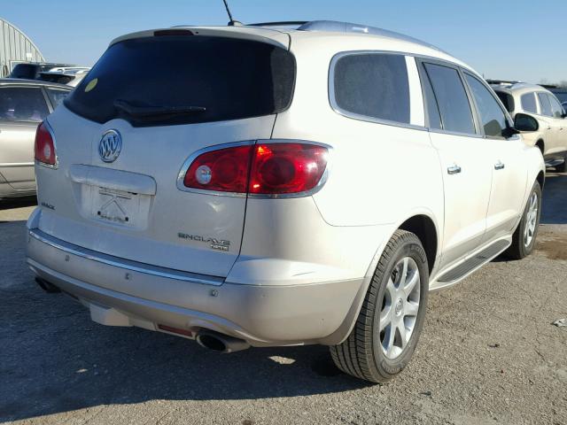 5GAER23D89J130963 - 2009 BUICK ENCLAVE CX WHITE photo 4