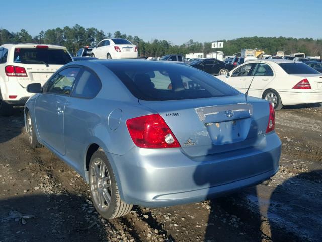 JTKDE167750033428 - 2005 TOYOTA SCION TC BLUE photo 3