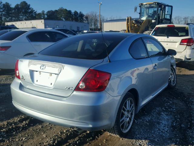 JTKDE167750033428 - 2005 TOYOTA SCION TC BLUE photo 4