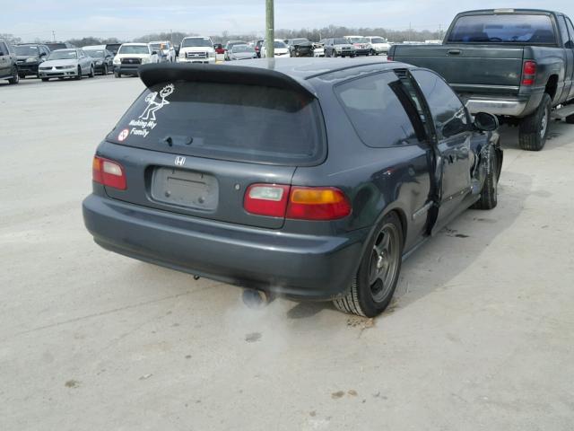 2HGEH2368SH523745 - 1995 HONDA CIVIC DX GRAY photo 4