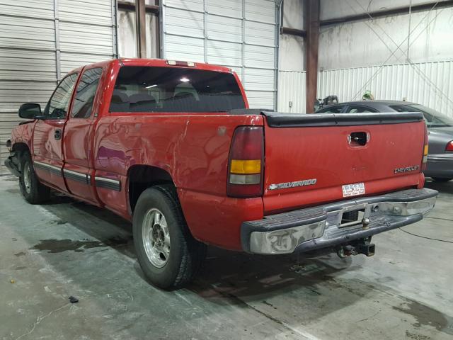 1GCEC19T21Z190526 - 2001 CHEVROLET SILVERADO RED photo 3