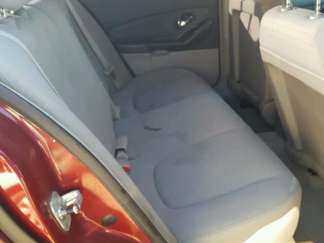 1G1ZS58F67F196095 - 2007 CHEVROLET MALIBU LS მუქწითელი ფოტო 6