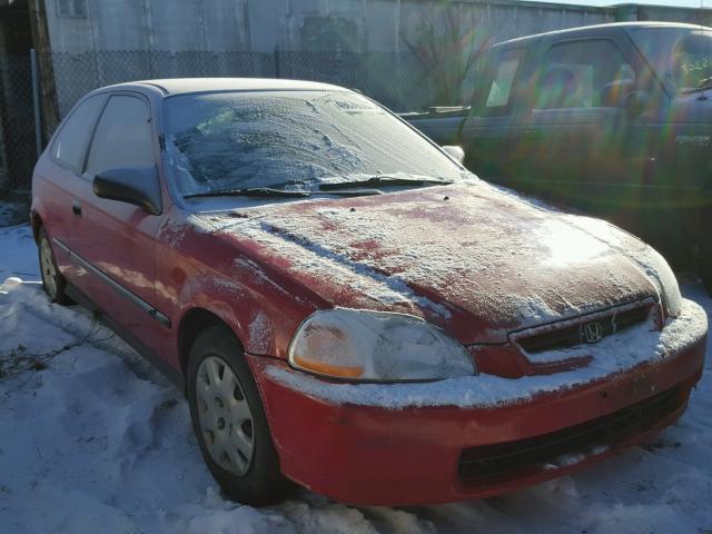 2HGEJ6349WH114301 - 1998 HONDA CIVIC DX RED photo 1