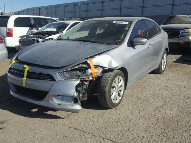 1C3CDFBB0ED773204 - 2014 DODGE DART SXT GRAY photo 2