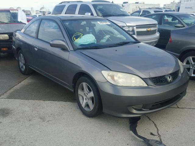 1HGEM22954L032756 - 2004 HONDA CIVIC EX GRAY photo 1