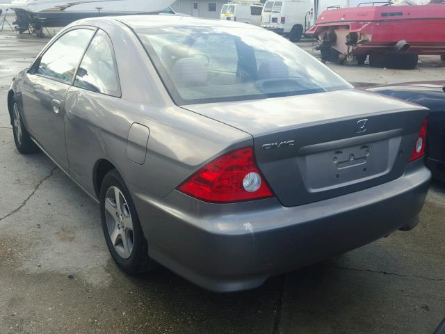 1HGEM22954L032756 - 2004 HONDA CIVIC EX GRAY photo 3