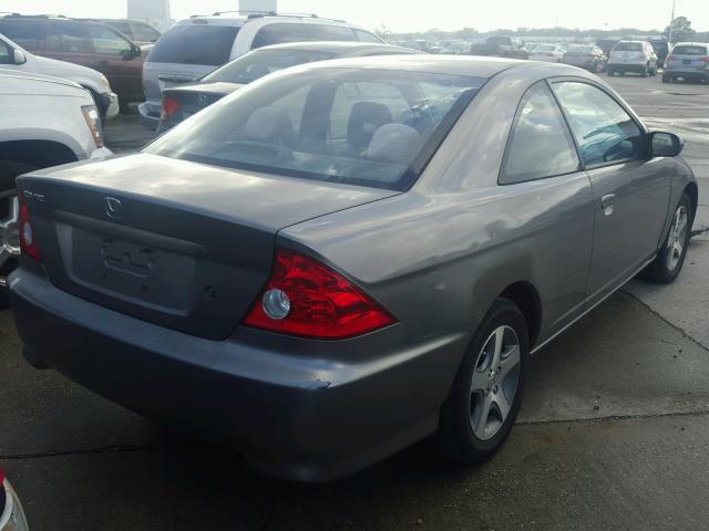 1HGEM22954L032756 - 2004 HONDA CIVIC EX GRAY photo 4