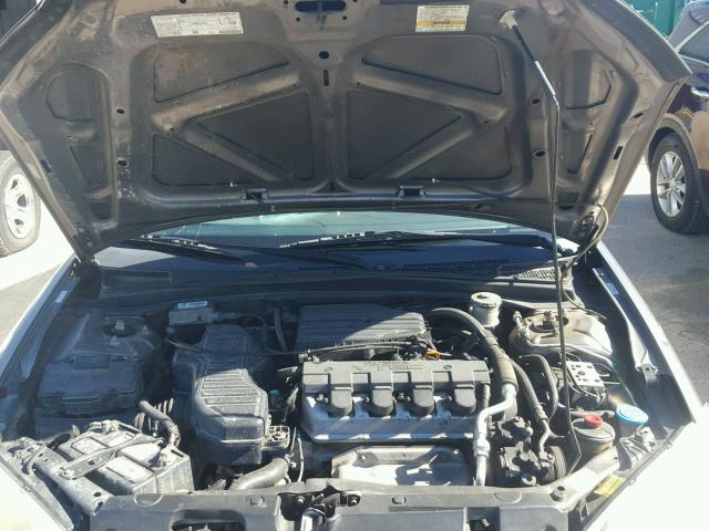 1HGEM22954L032756 - 2004 HONDA CIVIC EX GRAY photo 7