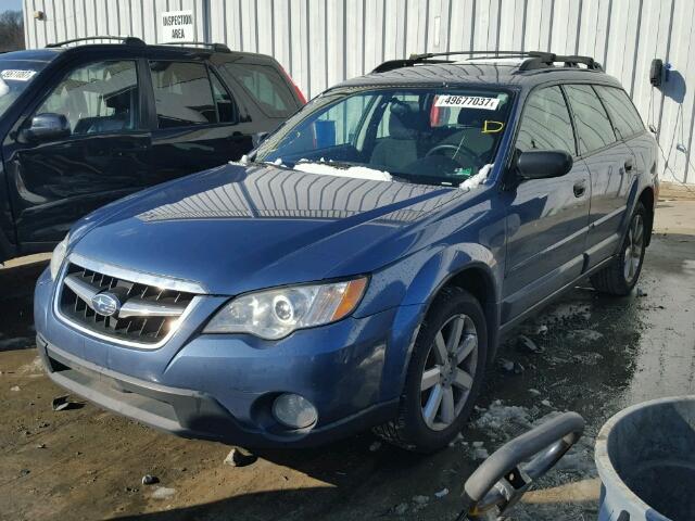 4S4BP61C187361297 - 2008 SUBARU OUTBACK 2. BLUE photo 2