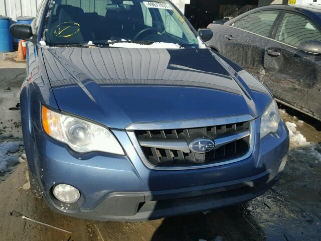 4S4BP61C187361297 - 2008 SUBARU OUTBACK 2. BLUE photo 9