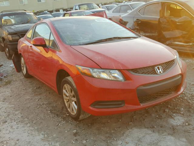 2HGFG3B10CH535506 - 2012 HONDA CIVIC EXL RED photo 1