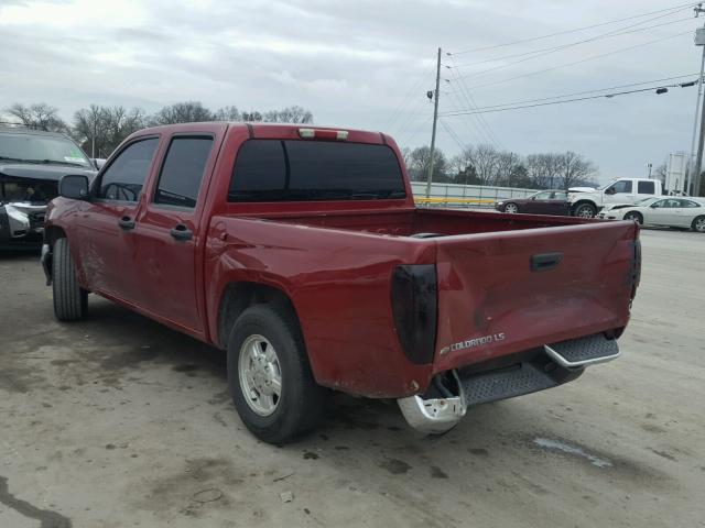 1GCCS136758246548 - 2005 CHEVROLET COLORADO RED photo 3