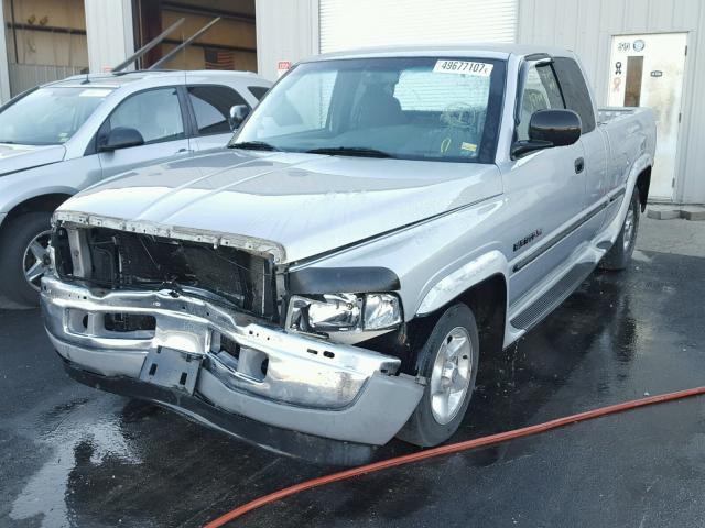 1B7HC13Z6XJ636551 - 1999 DODGE RAM 1500 SILVER photo 2