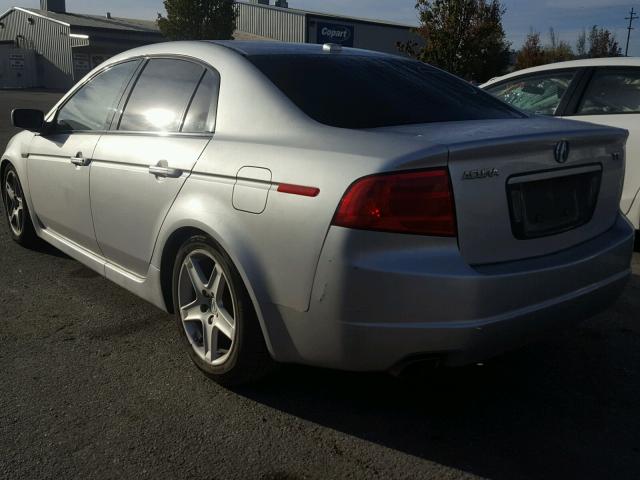 19UUA66246A007788 - 2006 ACURA 3.2TL SILVER photo 3