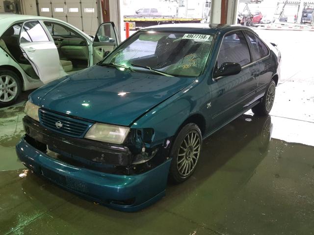 1N4AB42D3SC522814 - 1995 NISSAN 200SX BASE GREEN photo 2