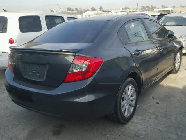 2HGFB2F8XCH542625 - 2012 HONDA CIVIC EX გრაფიტი ფოტო 4