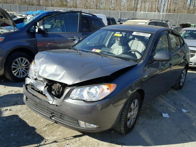 KMHDU46D48U317108 - 2008 HYUNDAI ELANTRA GL GRAY photo 2