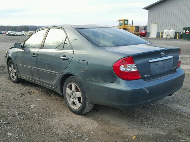 4T1BF30K23U557849 - 2003 TOYOTA CAMRY LE GREEN photo 3