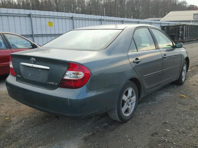 4T1BF30K23U557849 - 2003 TOYOTA CAMRY LE GREEN photo 4