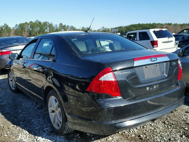 3FAHP0JA1BR244013 - 2011 FORD FUSION SEL BLACK photo 3